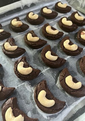 Foto resep Cookies Coklat Kacang Mete