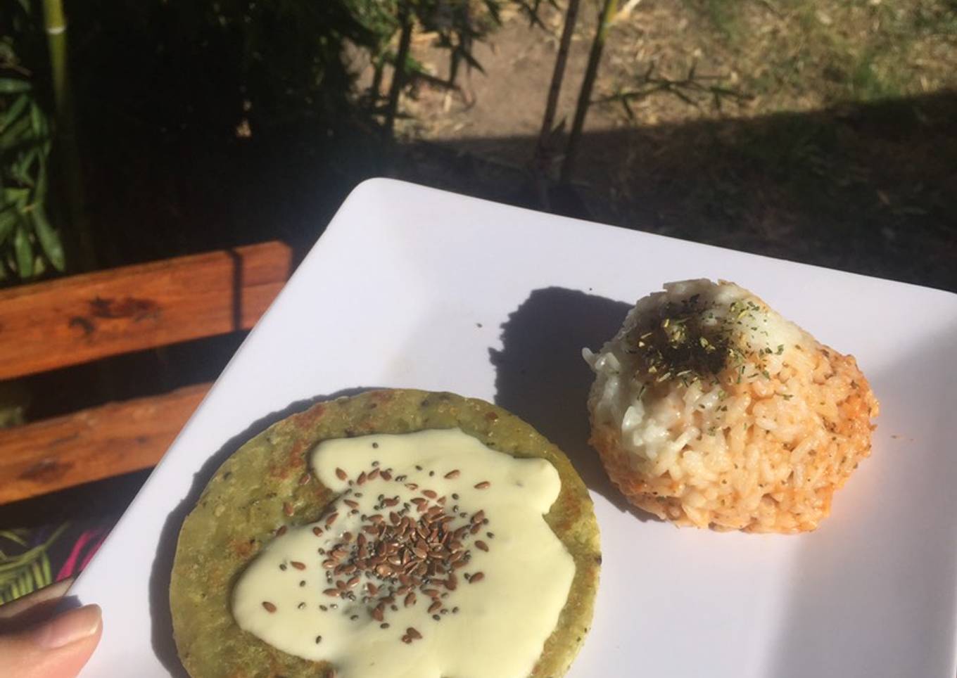 Hambur de arvejas vegetariana ✨
