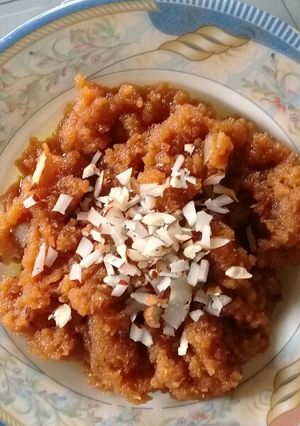 A picture of Mukhadi Halwa😍.