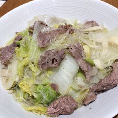 A picture of Glass Noodle with Beef.
