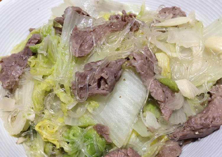 Recipe of Any-night-of-the-week Glass Noodle with Beef