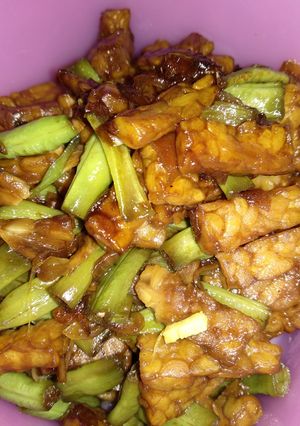 Foto resep Tumis TK (Tempe-Kacang Panjang)
