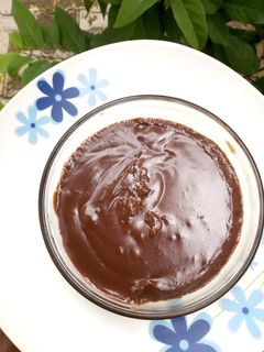 Home made chocolate ainihin hoton girkin