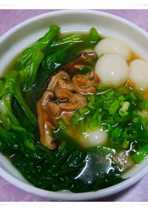 鹹湯圓 的食譜成品照片