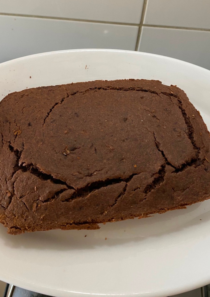 Una foto de Brownie de avena y plátano sin azúcar