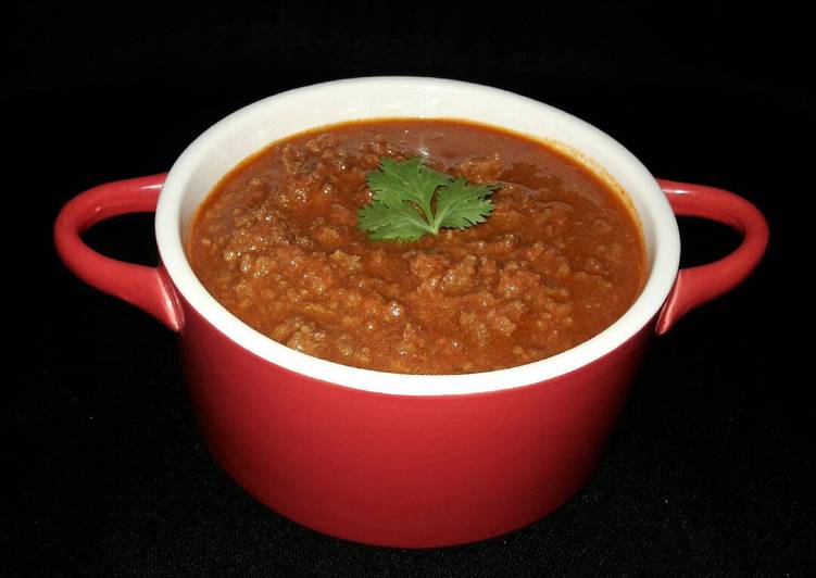 Minced beef stew