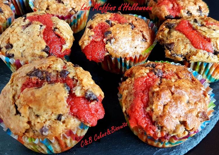 Steps to Prepare Homemade Les Muffins d&#39;Halloween