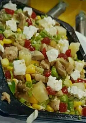 A picture of Fruit corn chat.