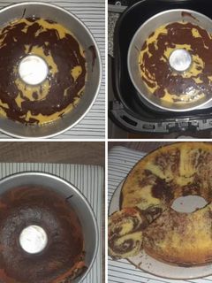Foto de Bolo Mármore na Airfryer