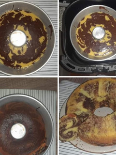 Foto de Bolo Mármore na Airfryer