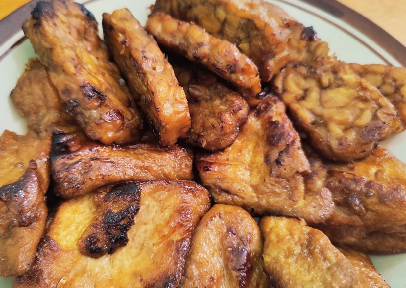 Tahu tempe bacem