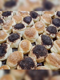 Una foto de Tortitas negras sin huevo