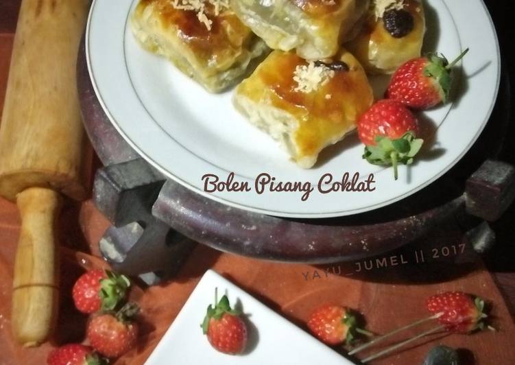 Cara Memasak Bolen pisang coklat (pr_olahancoklat) Yang Mudah