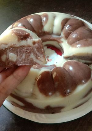 Foto resep Puding marmer