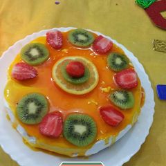 A picture of 🍊🍊orange glazed cake🍊🍊.
