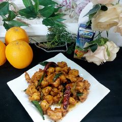 A picture of Chicken 65 Recipe..Restaurant style chicken 65.