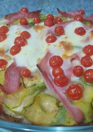 Una foto de Tarta de verduras con harina integral