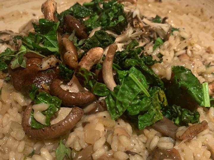 Recipe Creamy mixed mushroom risotto the Delicious Tasty