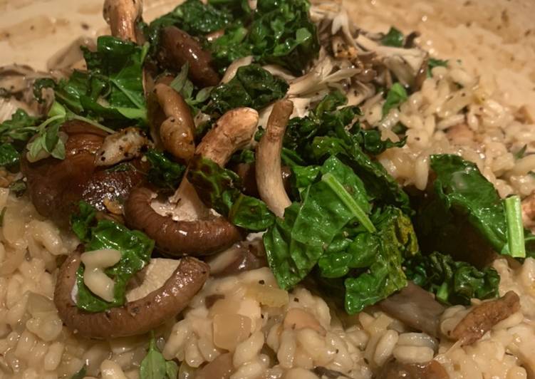 Recipe of Perfect Creamy mixed mushroom risotto