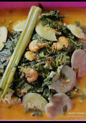 Foto resep Gulai daun singkong udang jengkol