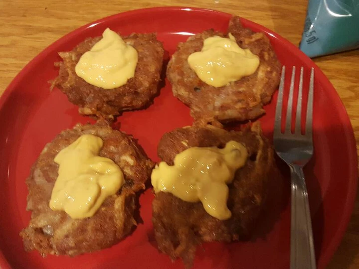 Easy Way Make Recipe Potato cakes with corned beef and cheese that is Delicious, Perfect}