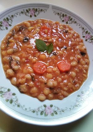 Görög babfőzelék recept fotója