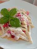 Crudaiola cremosa con cacio ricotta
