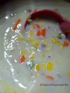 Foto resep Sup krim ayam jagung