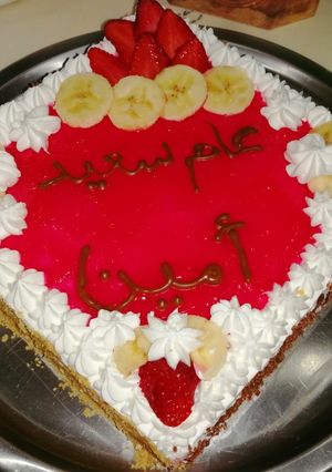 صورة لوصفة كيكة عيد الميلاد مثل المحلات بالضبط