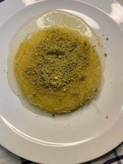 صورة لوصفة كنافه بجبنه حلوم