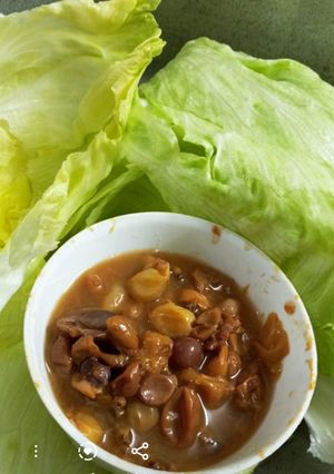 عکسی از دستور کاهو و سرکه خونگی😋😜