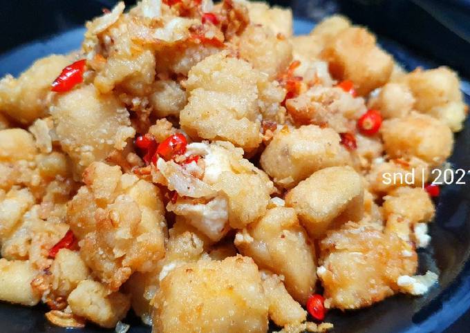 Resep Tahu Crispy Cabe Garam #masakanindo, Menggugah Selera