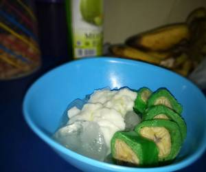 Mudah Cepat Memasak Es pisang ijo sirup marjan melon Ala Rumahan