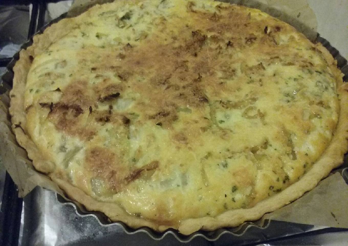 Quiche aux endives a la crème