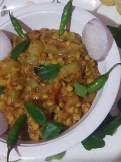 लौकी चना दाल सब्जी (lauki chana dal sabzi recipe in Hindi) रेसिपी मुख्य फोटो