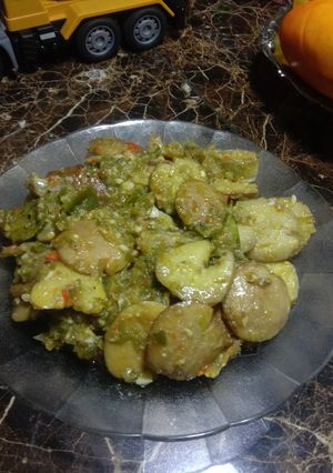 Foto resep Jengkol Cabai ijo