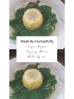 Foto resep Sayur Bayam Jagung Manis