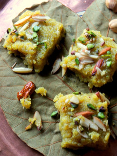 A picture of Cauliflower Sweetmeat (Phulkopir Mithai).