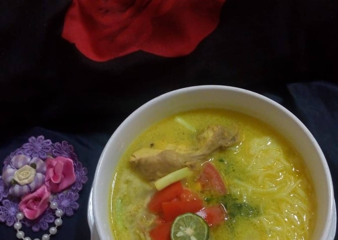 Soto Ayam Betawi Kuah Santan