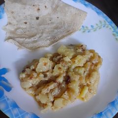A picture of Aloo ki bhujia.