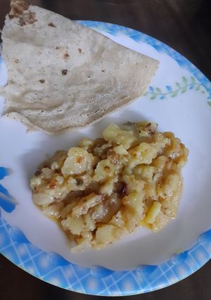 A picture of Aloo ki bhujia.