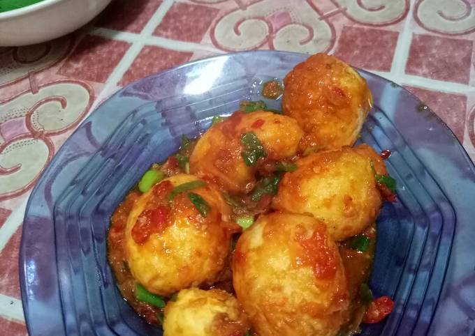 Cara Gampang Membuat Telur balado, simpel buat yg baru belajar masak Anti Gagal