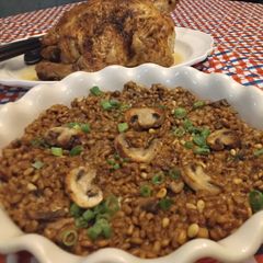 Barley & Mushroom Pilaf A picture of Barley & Mushroom Pilaf.