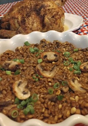 A picture of Barley & Mushroom Pilaf.