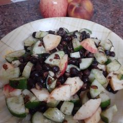 A picture of Apple Chana Chaat.