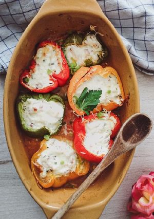 Une photo de Poivrons farcis à la ricotta