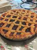 Lemon Shortcrust Tart with Cherry Jam