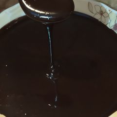 A picture of Chocolate genache.