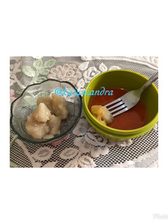 Foto resep Pempek Rebus Ikan Dori Cuko Merah