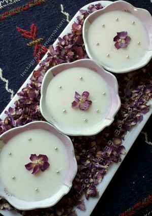 عکسی از دستور فرنی آرد برنج